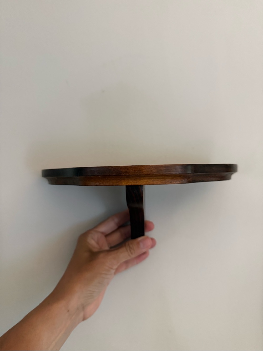 Vintage Wooden Wall Shelf. Grandmacore
